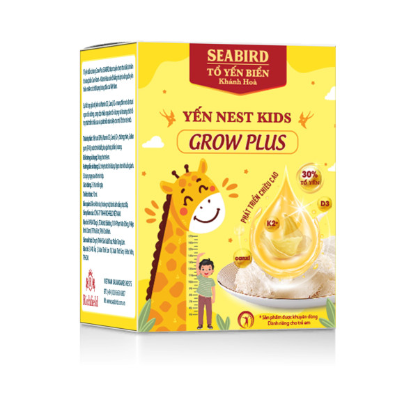 Yến Nest Kids Grow Plus chưng vị tự nhiên